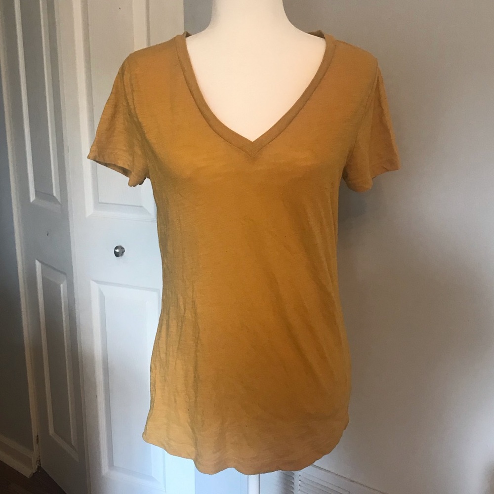 Mossimo Supply Co. V-Neck Tee - Gold